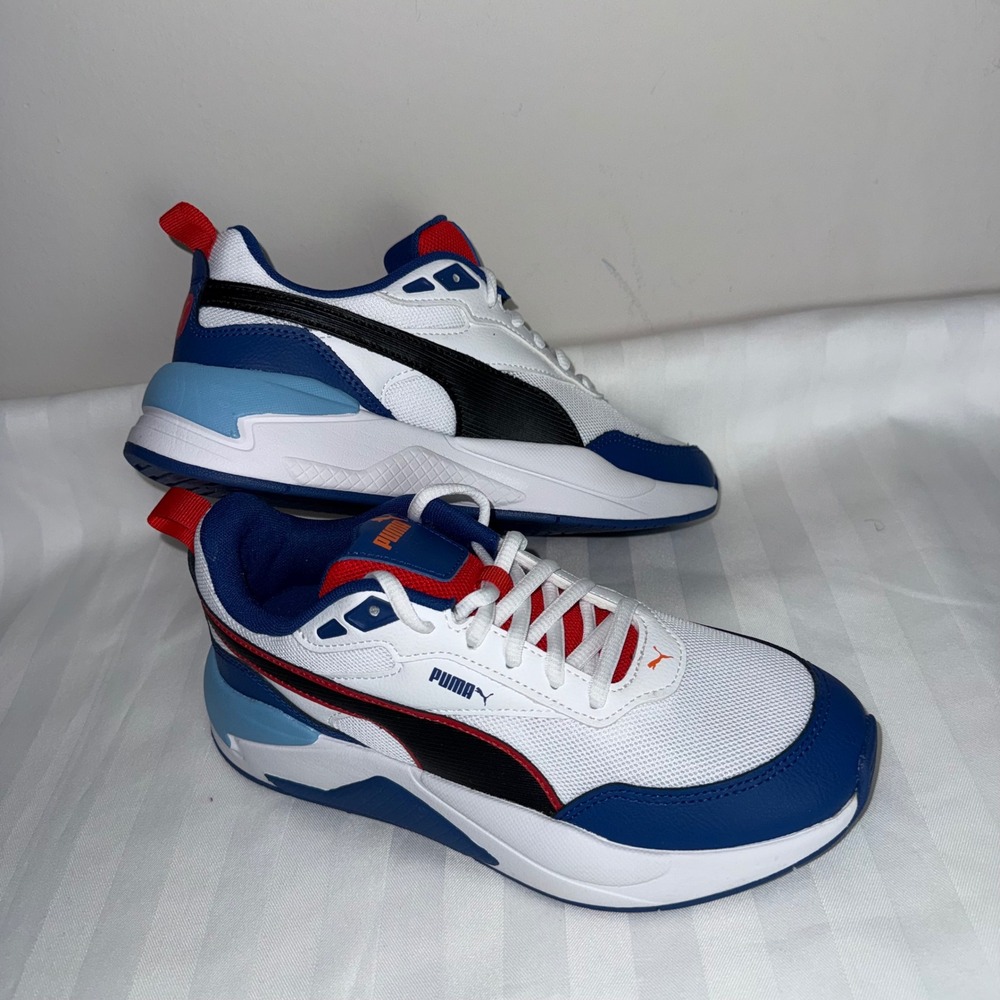 Puma X-Ray Speed Lite Mens Sneakers White Blue‎ Red Size 6